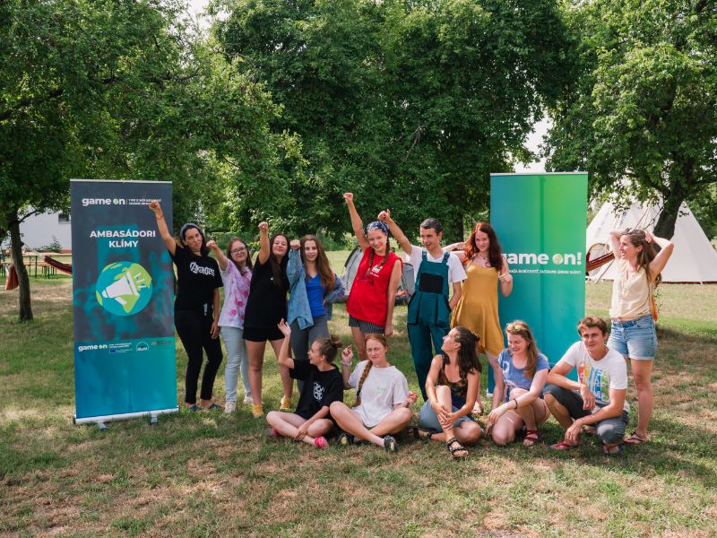 Tábor na Veľkolélskom ostrove s mladými ambasádormi klímy